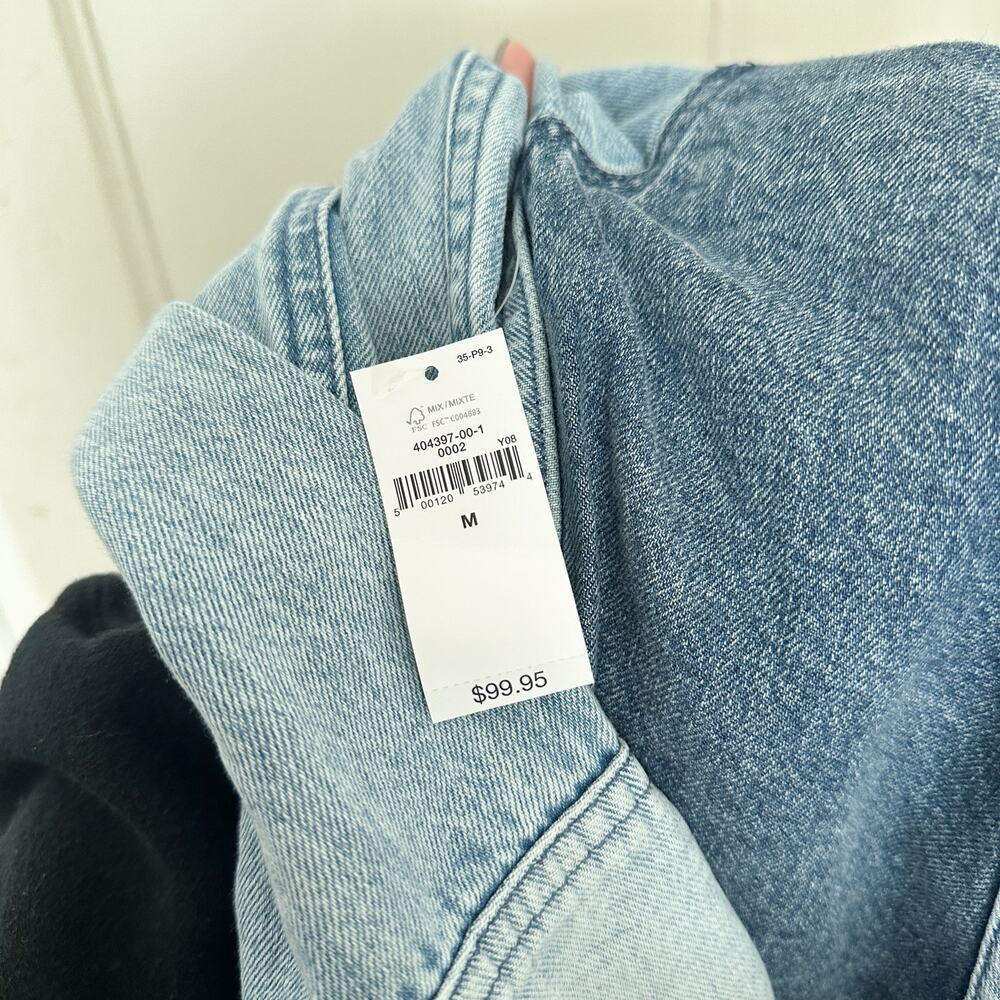 NWT Gap Patchwork Denim Jacket NWT - image 6